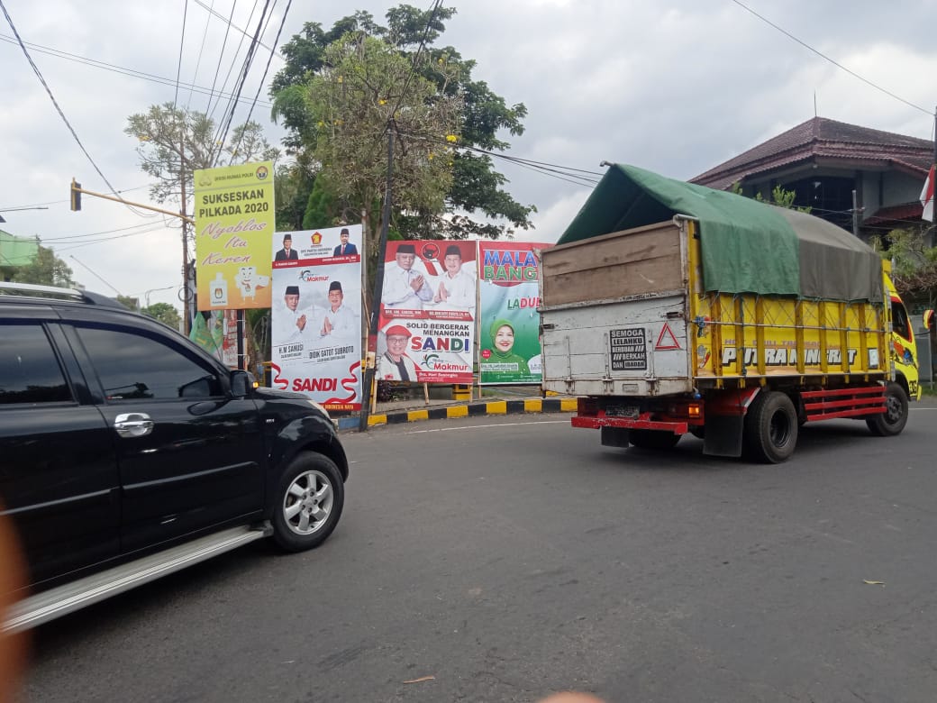 Baliho Kampanye di Pilbup Malang 2020