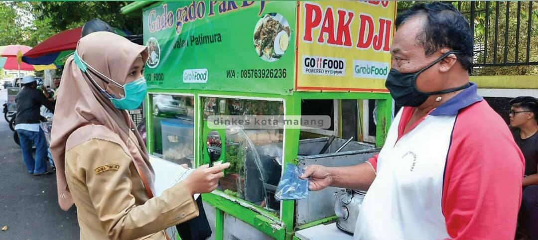 Pembagian Masker Oleh Dinkes Kota Malang