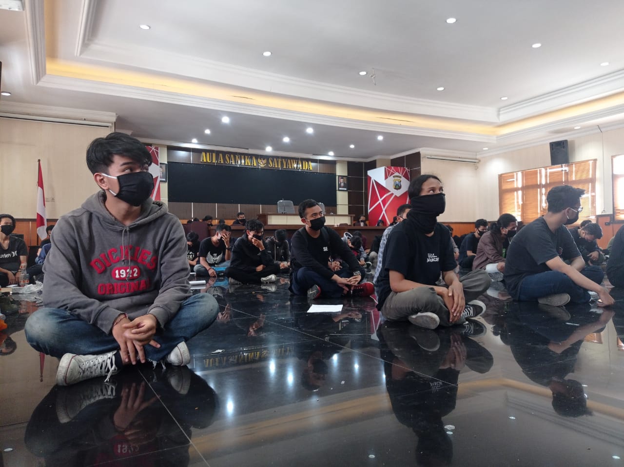 Pendemo Omnibus Law Di Kota Malang