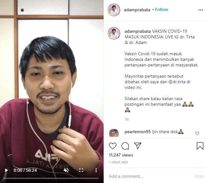 Dr Tirta Adam Prabata Realita Lapangan