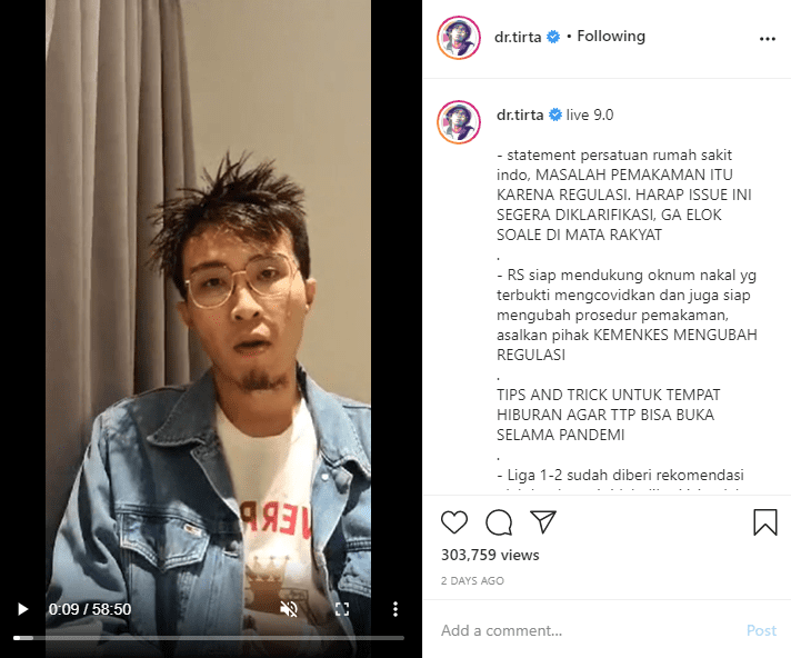 Dr Tirta Realita Lapangan 9