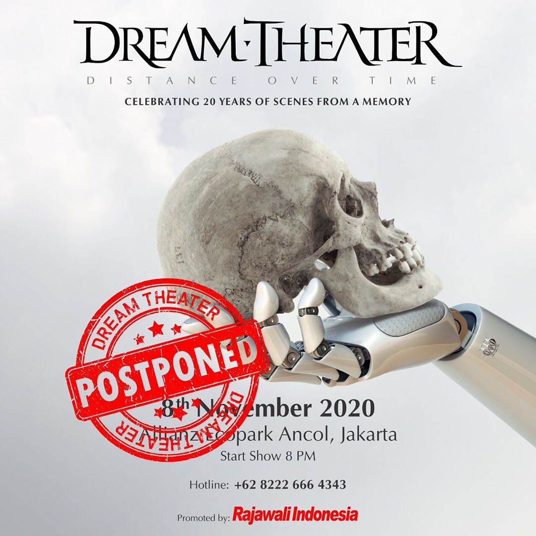 Dream Theater Jakarta 20 Years Scenes From A Memory Resmi Batal