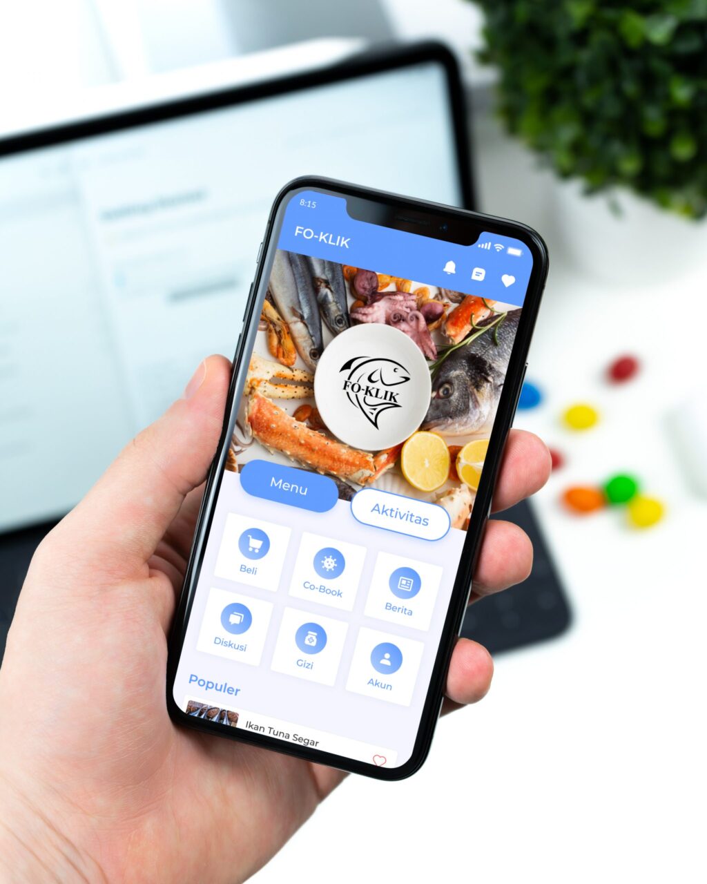 Fo Klik Rancangan Aplikasi Jual Beli Sumberdaya Laut