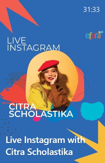 Live Ig With Citra Scholastika