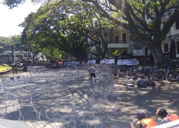 Suasana Gedung Dprd Kota Malang Yang Kabarnya Akan Didatangi Demonstran