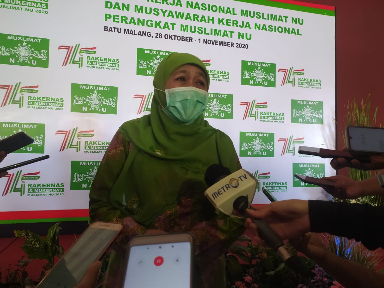 Ketua Muslimat NU Khofifah Indar Parawansa