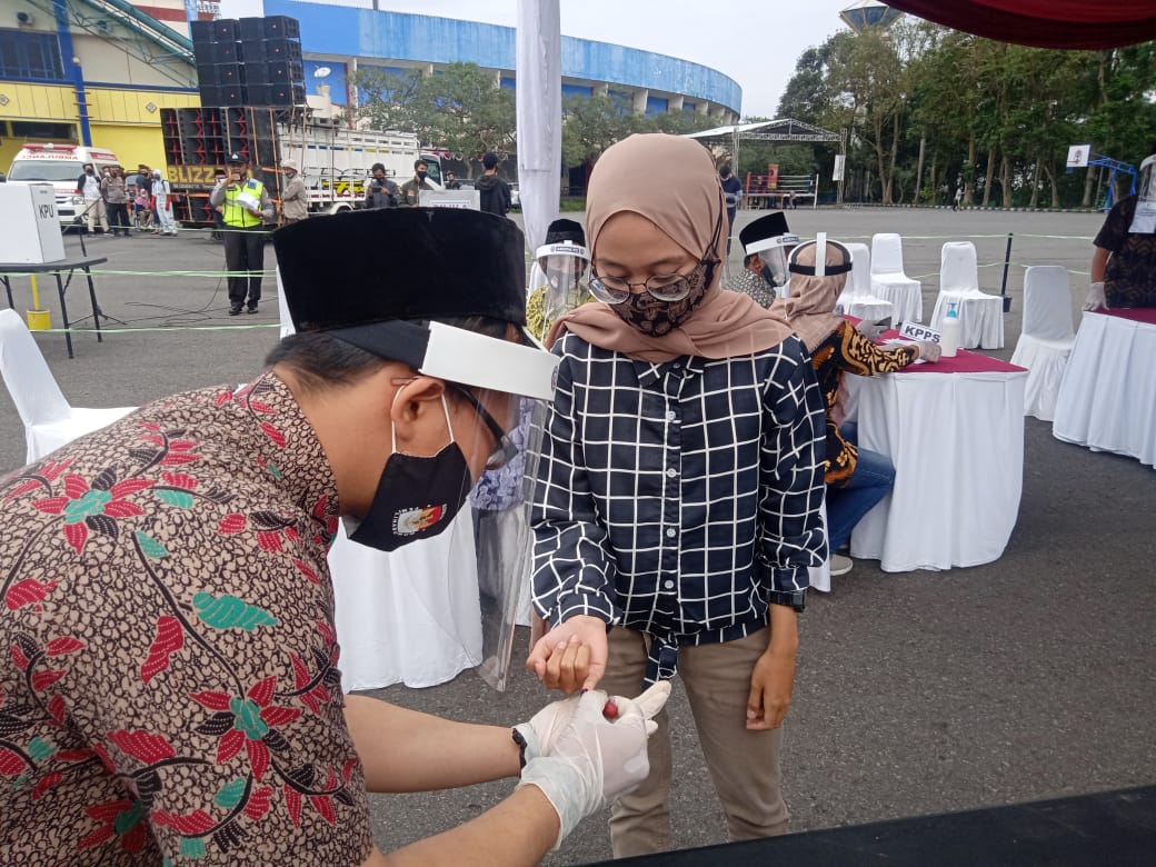 Simulasi pemungutan suara Pilbup Malang 2020