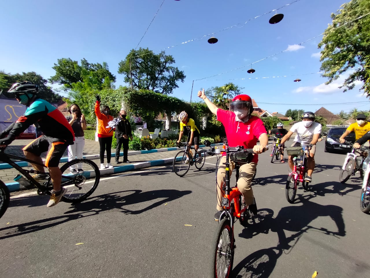 Peserta Gowesata tour Malang- Surabaya