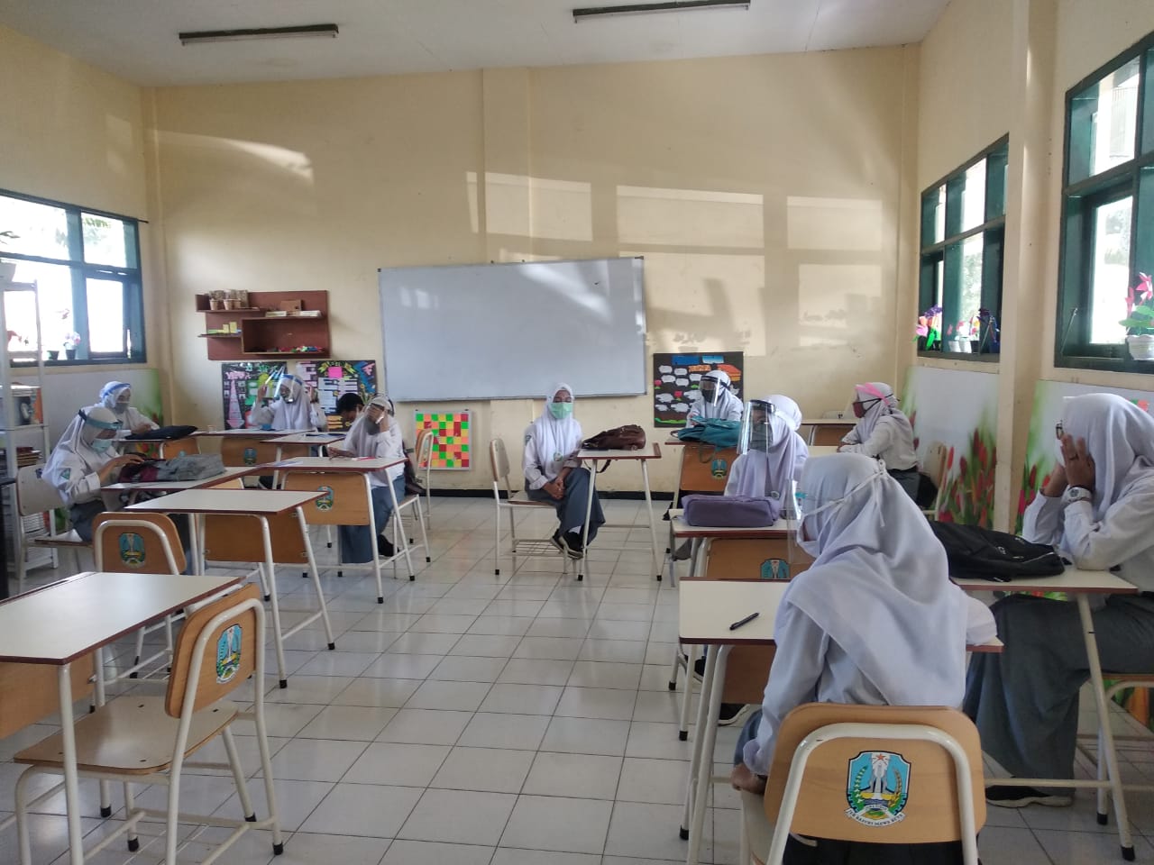 Pembelajaran tatap muka sekolah di kota batu