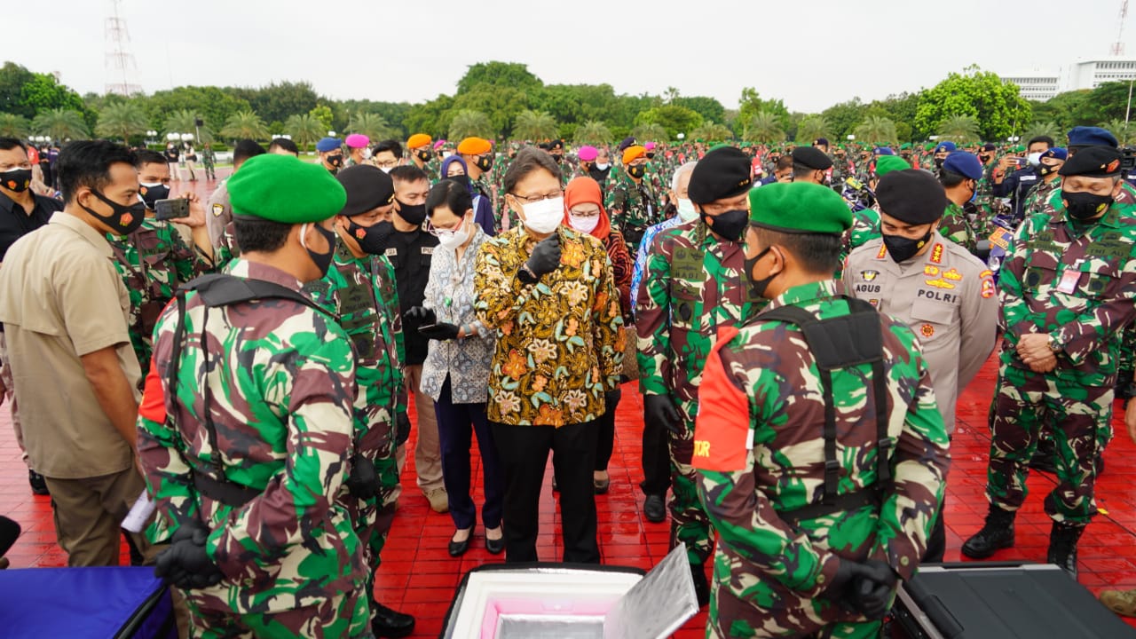 Kemenkes – TNI Lakukan Tracing Hingga Level Daerah