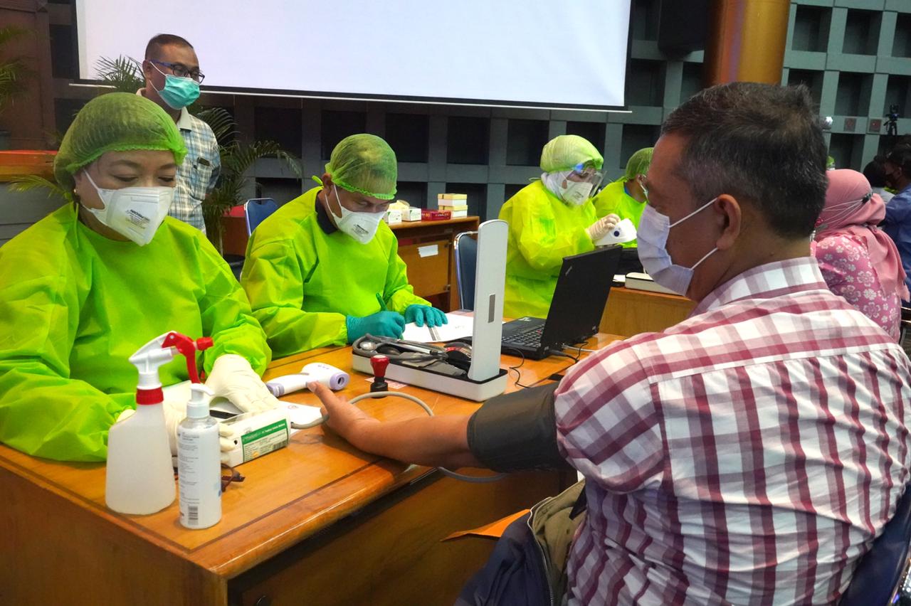 Badan Litbangkes Sukses Laksanakan Vaksinasi Dosis Kedua di Kemenristek/BRIN