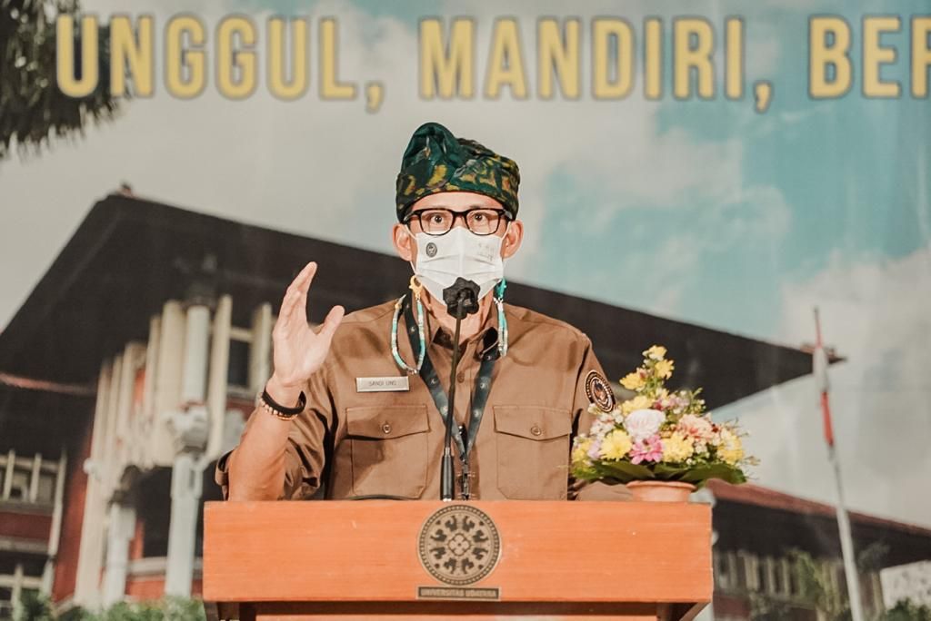 Siaran Pers : Menparekraf Canangkan Pengembangan Wisata Berbasis Kesehatan di Bali - PEDULI COVID19