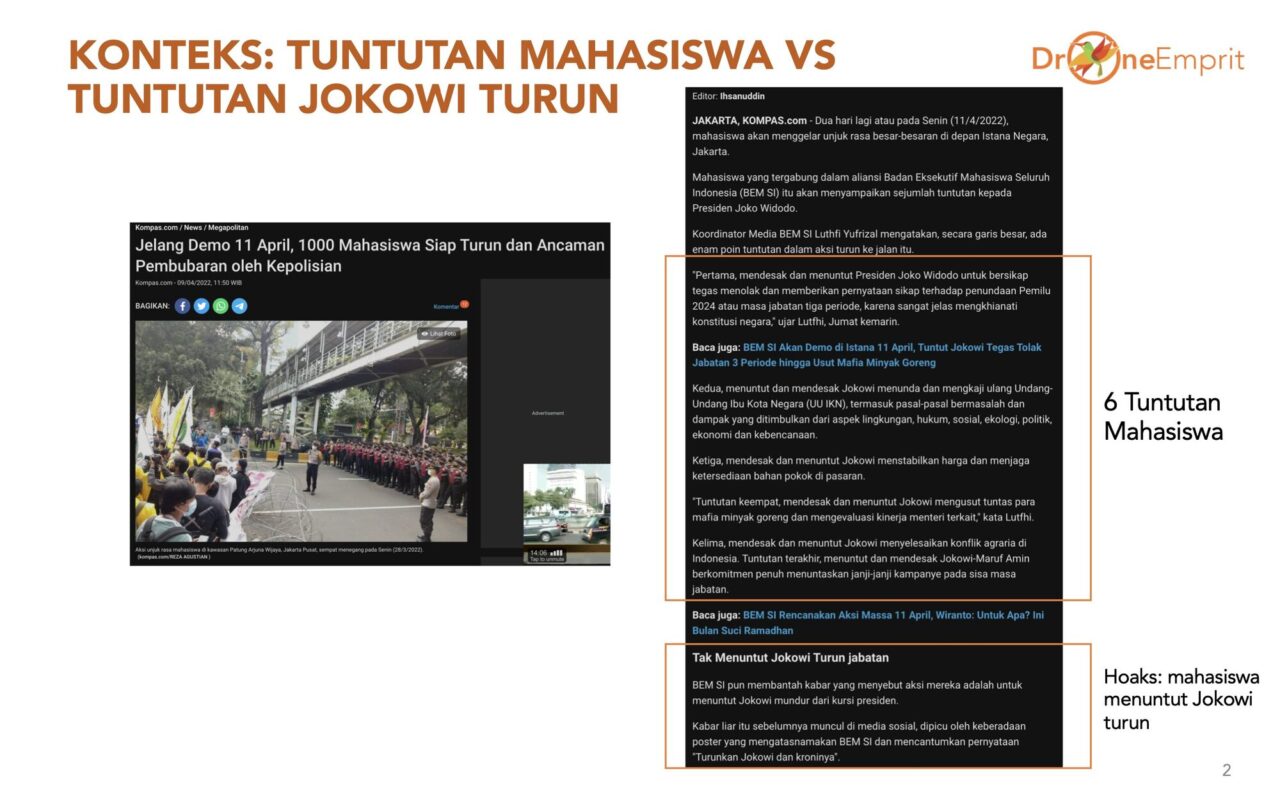 #TURUNKANJOKOWI JELANG 11 APRIL 2022 
NARASI SIAPA?