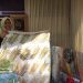 Pengusaha Batik di Kelurahan Polowijen, Titik saat memamerkan produk batiknya di bazar UMKM Polowijen Kota Malang, Jumat (16/09/2022) (blok-A.com/Putu Ayu)