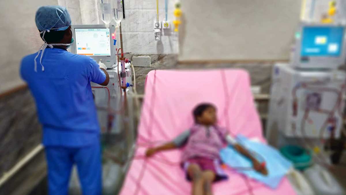 Pasien gangguan ginjal pada anak (ist)