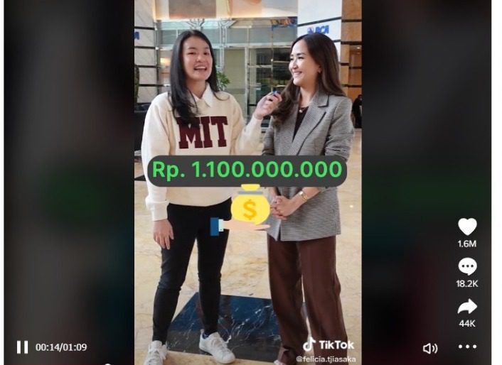 Gaji Pegawai Asuransi Viral Tiktok Miliar @felicia.tjiasaka