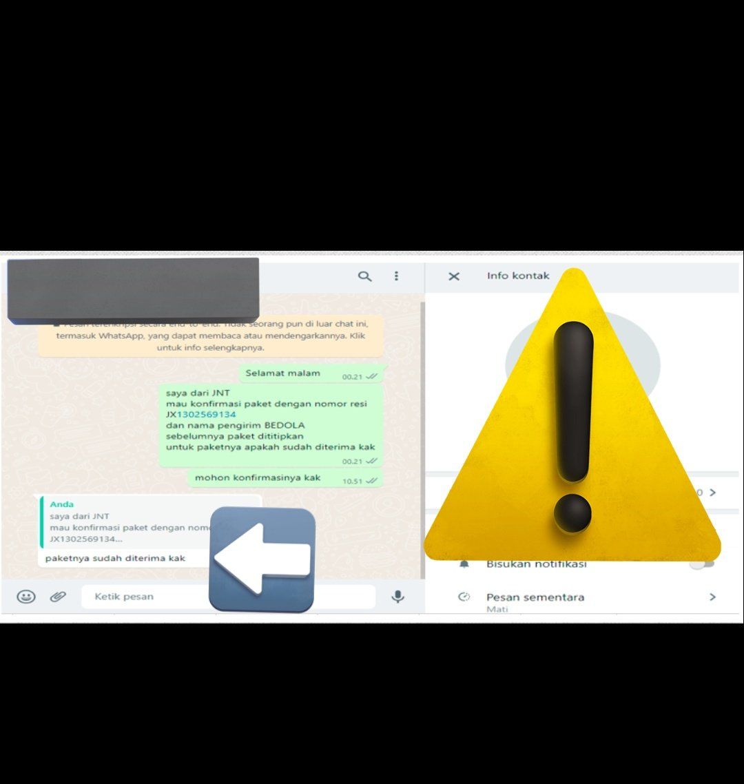 Viral! Kurir J&T Express Palsukan Bukti Chat Pelanggan Tiktok Shop