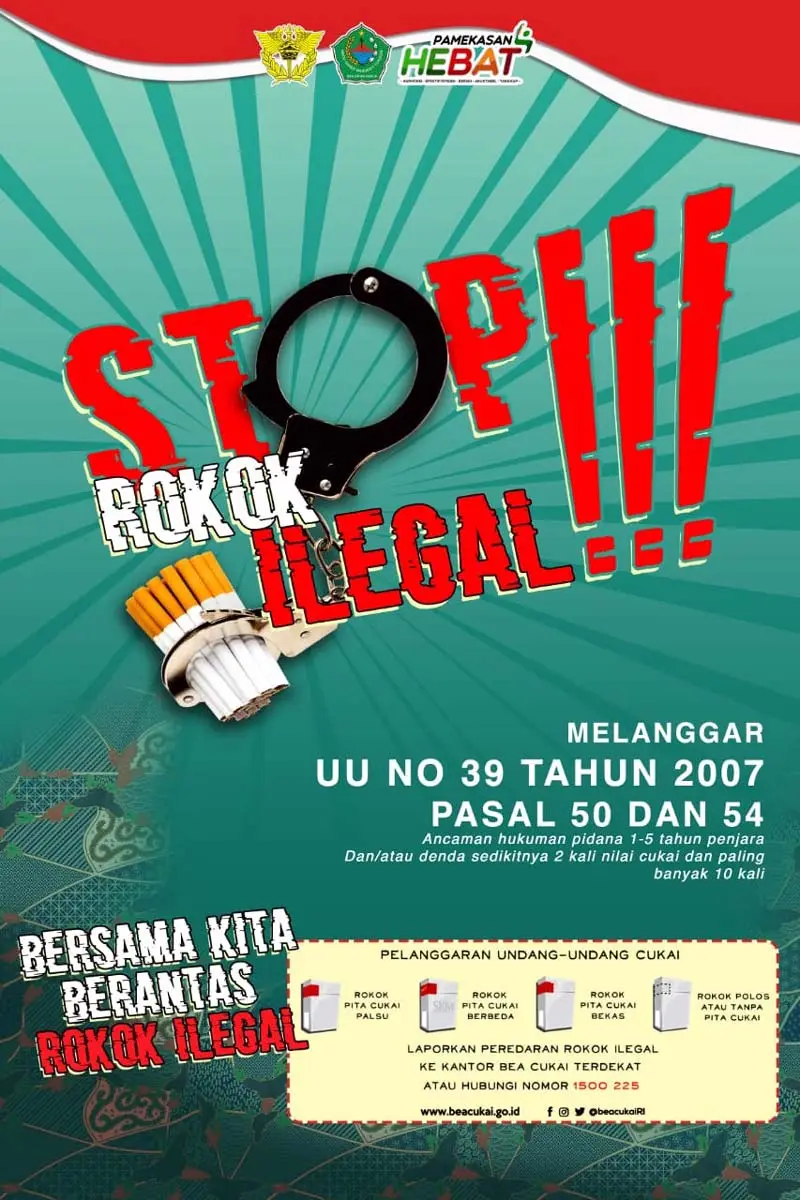 blok a com iklan advertising publishing, sampang, pamekasan, madura, stop rokok ilegal, cukai rokok, pajak