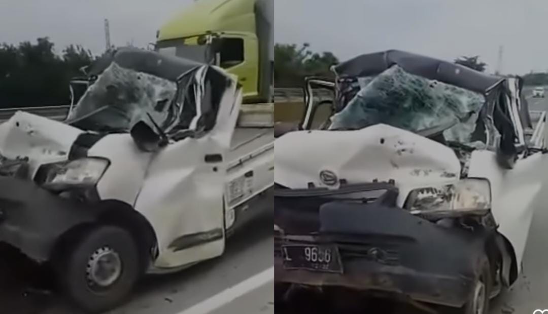 kecelakaan pick up tol pasuruan