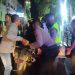 Polres Probolinggo Kota ketika melakukan razia balap motor liar, Sabtu (4/12/2022) (blok-a.con/Soni)
