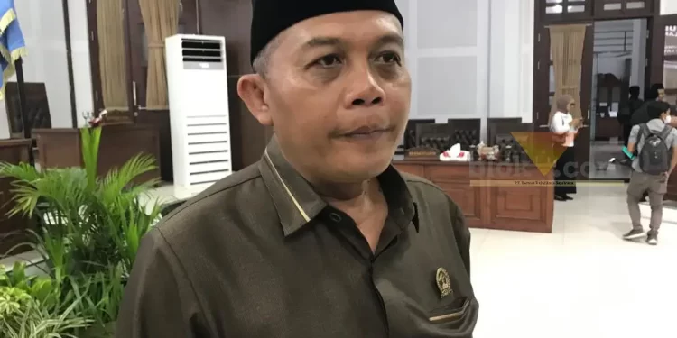 Ketua DPRD Kota Malang, I Made Rian Diana Kartika usai rapat paripurna Ranperda Layak Anak, Rabu (18/1/2023) (blok-a/bob)