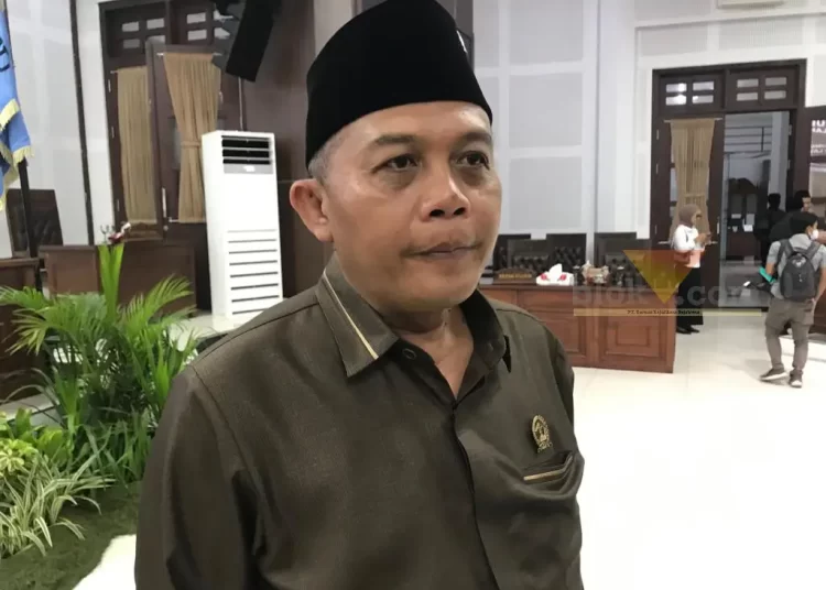 Ketua DPRD Kota Malang, I Made Rian Diana Kartika usai rapat paripurna Ranperda Layak Anak, Rabu (18/1/2023) (blok-a/bob)