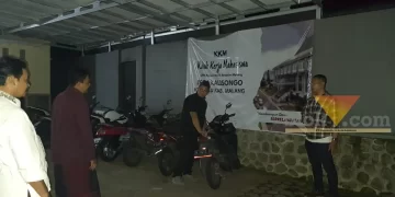 Lokasi pencurian sepeda motor mahasiswa KKN asal UIN Malang di Kecamatan Dau Kabupaten Malang, Jumat (20/1/2022) Subuh tadi (blok-a/Putu Ayu Pratama S)