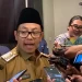 Walikota Malang, Sutiaji seusai menghadiri pelantikan PPS KPU Kota Malang di Hotel Savana, Selasa (24/1/2023) (blok-a/Helen)