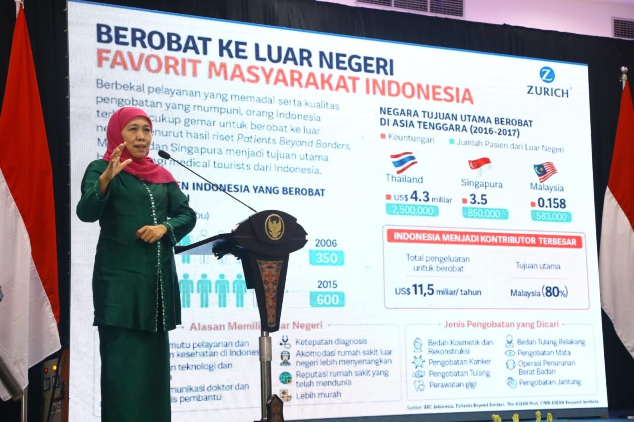 Gubernur Khofifah meluncurkan 6 program inovasi strategis RSUD Dr Soetomo, Rabu (4/1/2023). (Humas Pemprov Jatim)
