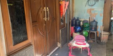 TKP pencurian sepeda motor di Gading Kasri Kota Malang, Selasa (10/1/2023) (blok-a/helen)