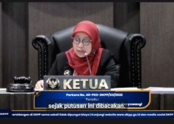 Ketua Majelis, Ratna Dewi Pettalolo. (Doc. DKPP RI)