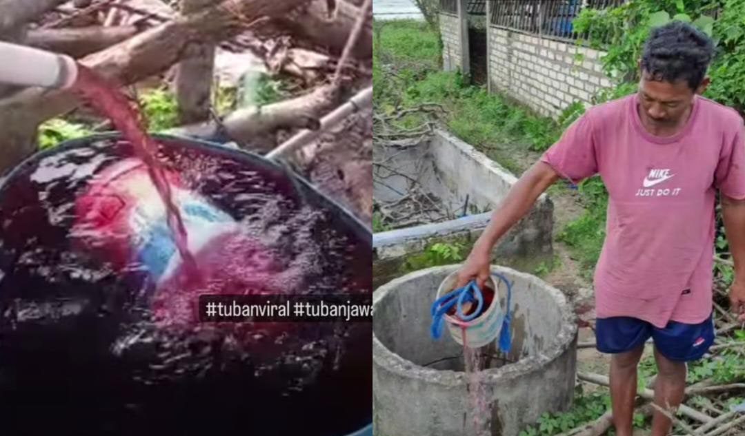 fenomena air sumur merah di tuban