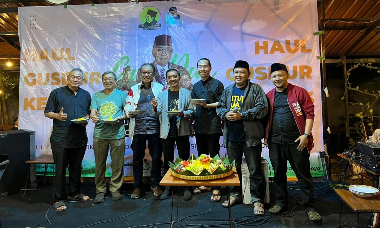 Gerakan Gusdurian Surabaya atau Gerdu Suroboyo memperingati Haul Gus Dur ke-13, Minggu (08/01/23). (Gerdu Suroboyo)
