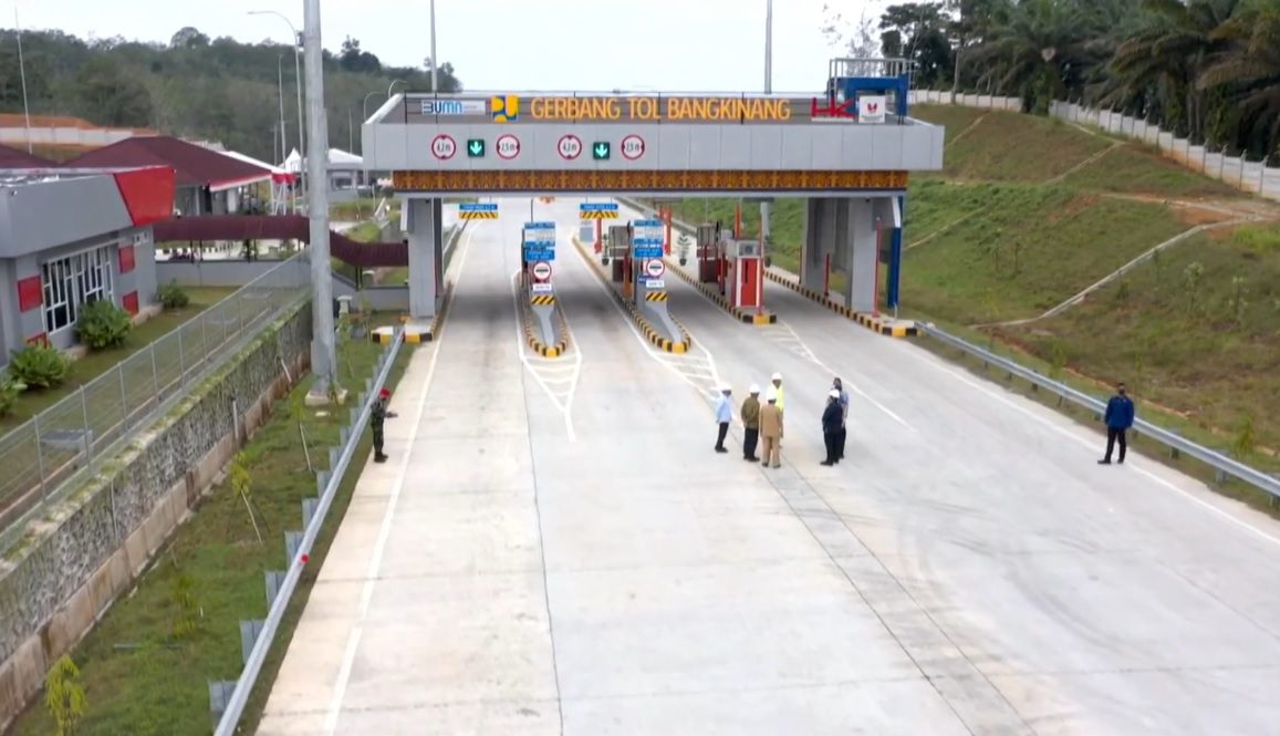 Peresmian Tol Pekanbaru-Bangkinang. (YouTube Sekretariat Presiden)