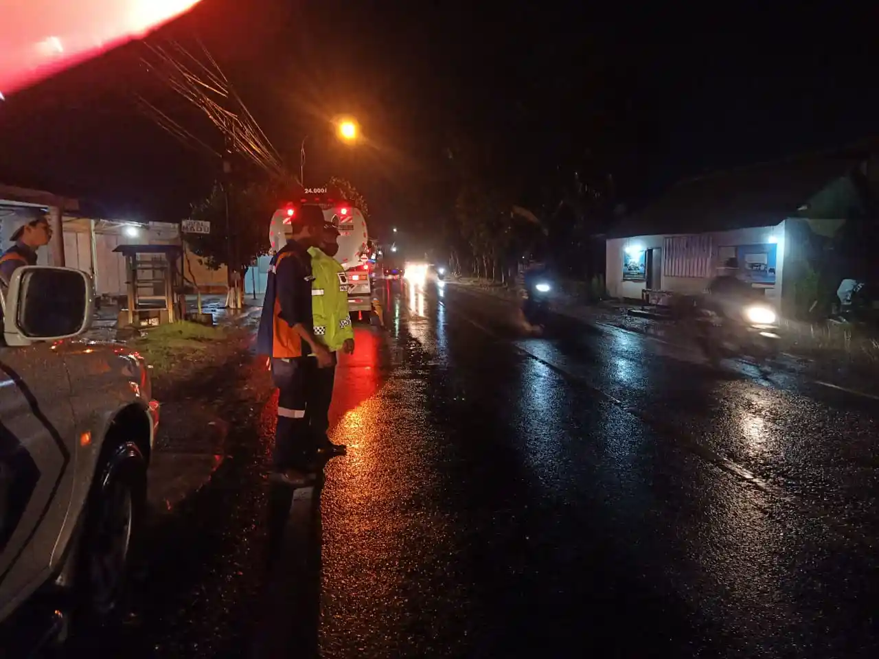 Lokasi kecelakaan di Kecamatan Kromengan Kabupaten Malang (dok. Kanit Gakkum Polres Malang)
