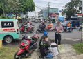 Kecelakaan di Kota Malang tepatnya di persimpangan dekat rumah makan simpang luwe, Selasa (7/2/2023) (Kanit Gakkum Polresta Malang Kota for blok-a.com)