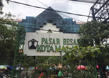 Pasar Besar Kota Malang, Selasa (14/3/2023) (blok-a/bob)