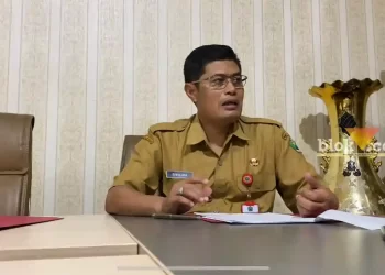 Kepala Dinas Pendidikan dan Kebudayaan Kota Malang, Suwarjana saat ditemui blok-a.com, Selasa (12/4/2023) (blok-a/Nasrul)