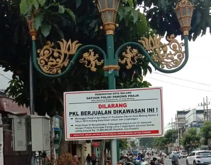 Ramai Netizen Kritik Adanya Larangan PKL Jualan di Kayutangan Heritage