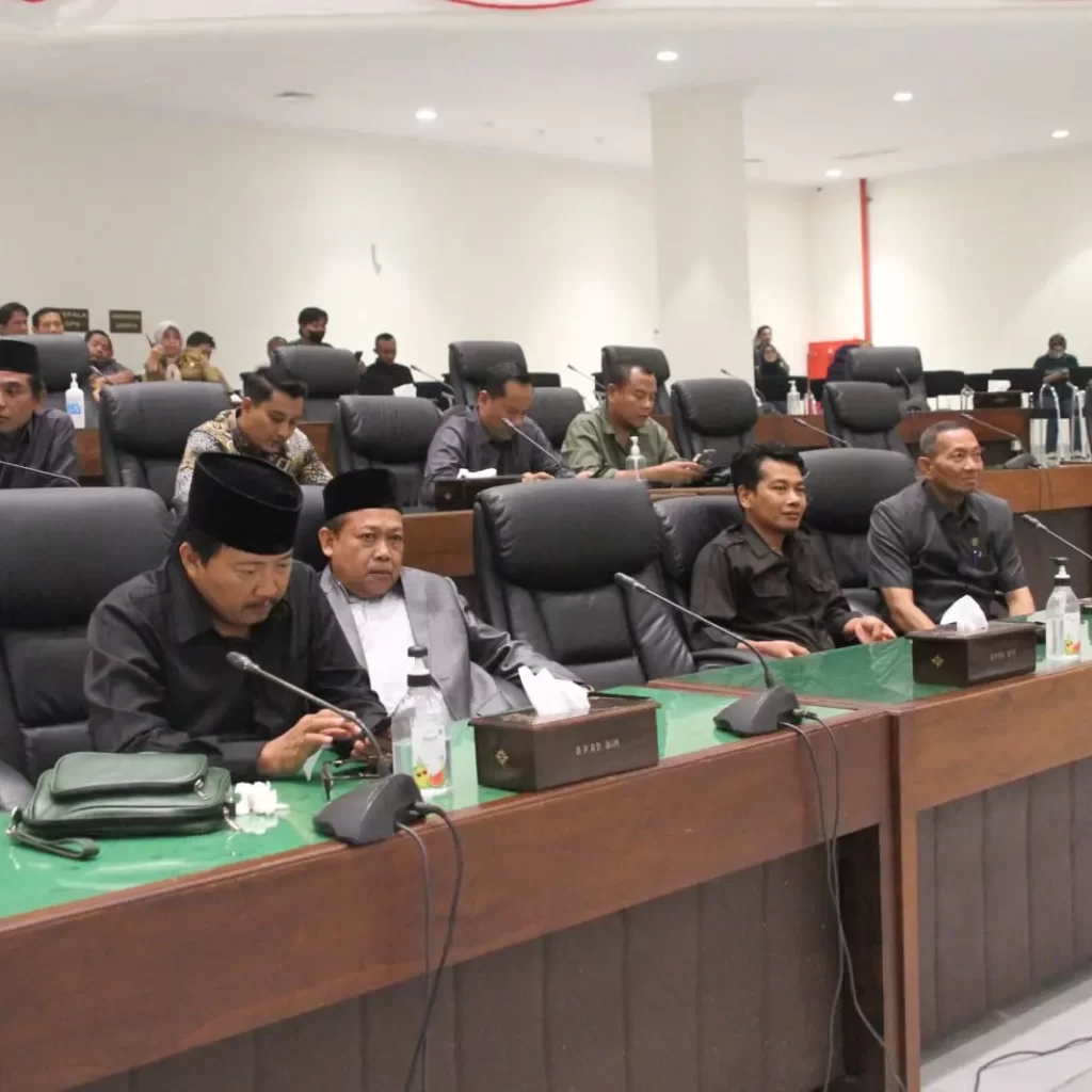 Rapat Paripurna penetapan rancangan KUA PPAS APBD 2024 Kabupaten Bojonegoro