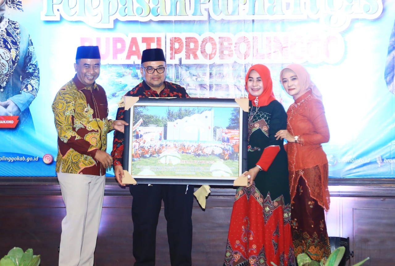 Pelepasan purna tugas Bupati Probolinggo HA Timbul Prihanjoko.