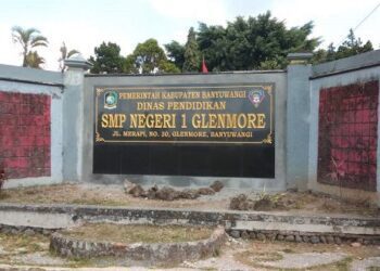 SMPN 1 Glenmore, Banyuwangi.(blok-a.com/Kuryanto)