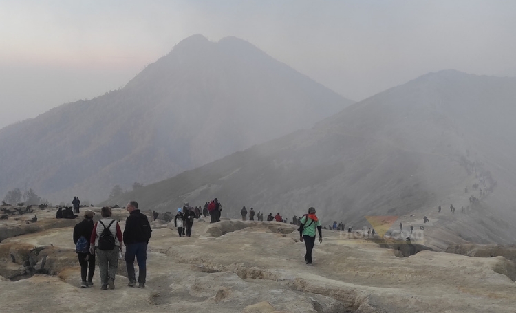 Pendakian Kawah Ijen Banyuwangi. (blok-a.com/Lionita)