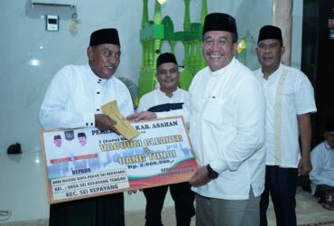 Safari Ramadan Wabup Asahan di Masjid Raya Pekan Sei Kepayang,