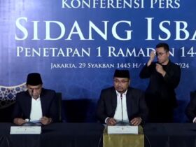 Sidang isbat 1 Ramadan 1445 H yang digelar di Kantor Kementerian Agama, Jalan MH Thamrin Nomor 6, Jakarta, Minggu (10/3/2024).(YouTube Kemenag RI)