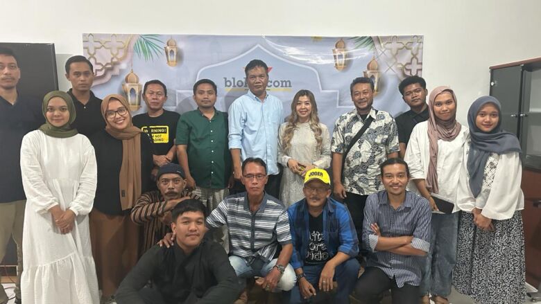 Halalbihalal keluarga besar blok-a.com, Rabu (17/4/2024).
