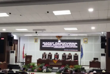Rapat Paripurna DPRD Kota Malang (blok-a.com / Yogga Ardiawan).