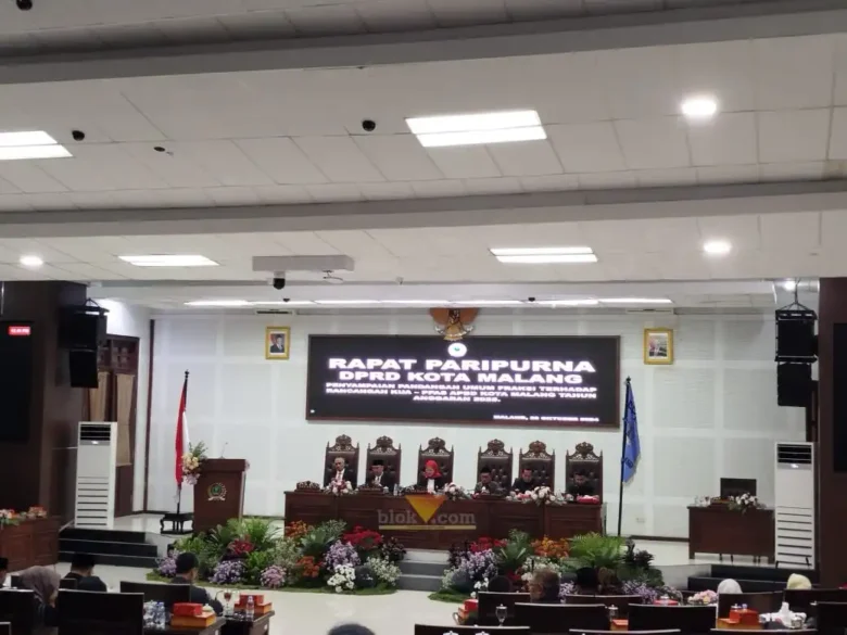 Rapat Paripurna DPRD Kota Malang (blok-a.com / Yogga Ardiawan).