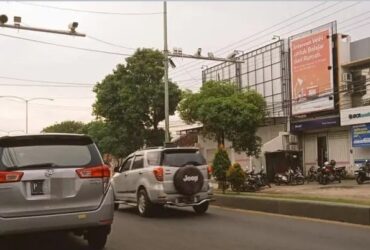 Kamera CCTV yang sudah terpasang di beberapa ruas jalan Banyuwangi. (Blok-a.com/Kuryanto)