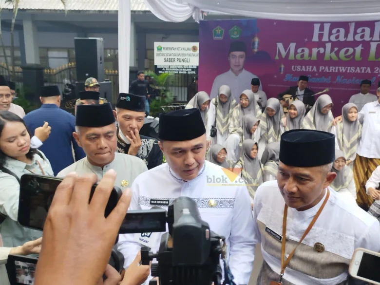 PJ Wali Kota Malang, Iwan Kurniawan seusai upacara Hari Santri Nasional, Selasa (22/10/2024) (blok-a/Yogga Ardiawan)